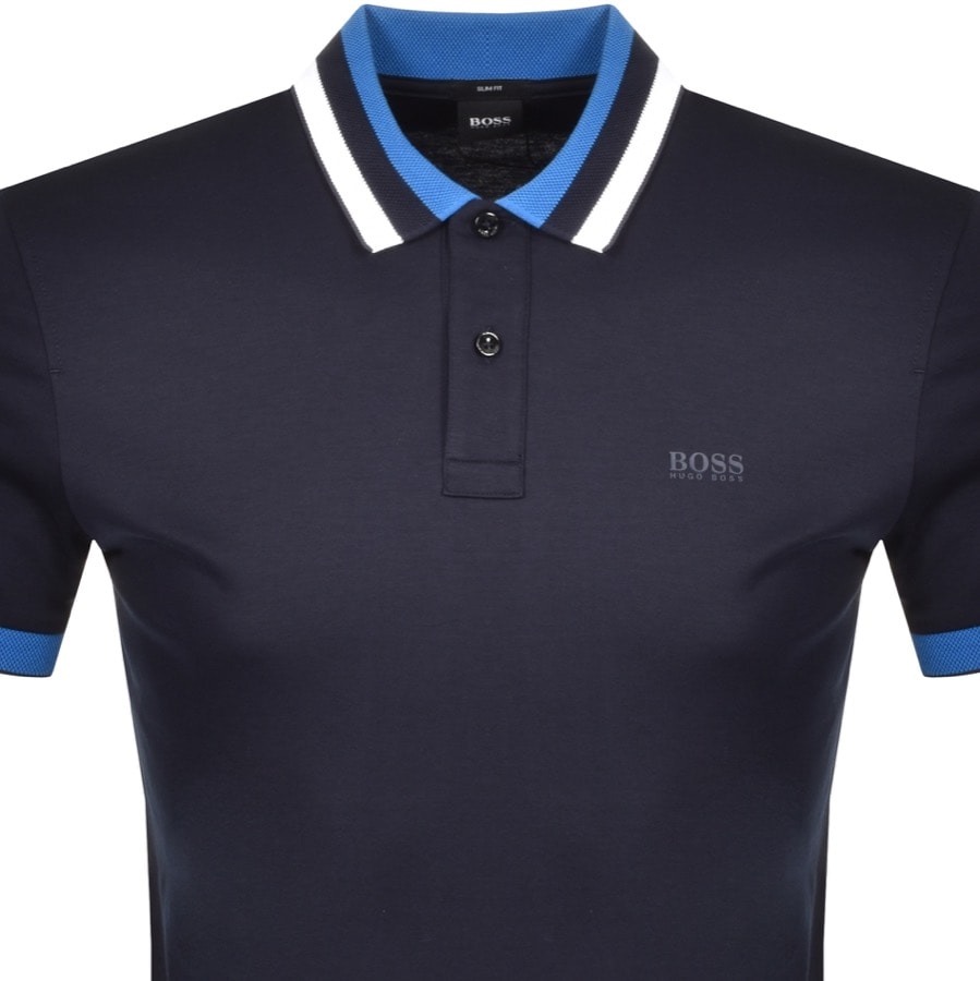 Alternative Image for ProductBOSS HUGO BOSS Phillipson Slim Polo T Shirt Navy2
